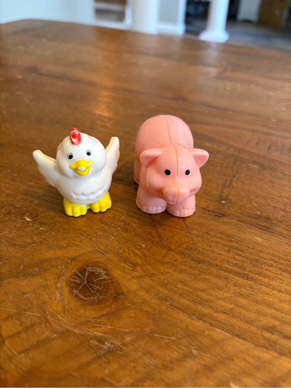 Bundle of KIDOOZIE FUNTIME TRACTOR animal replacements pig and chicken as is